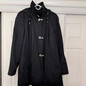 Navy LONDON FOG Rain Coat